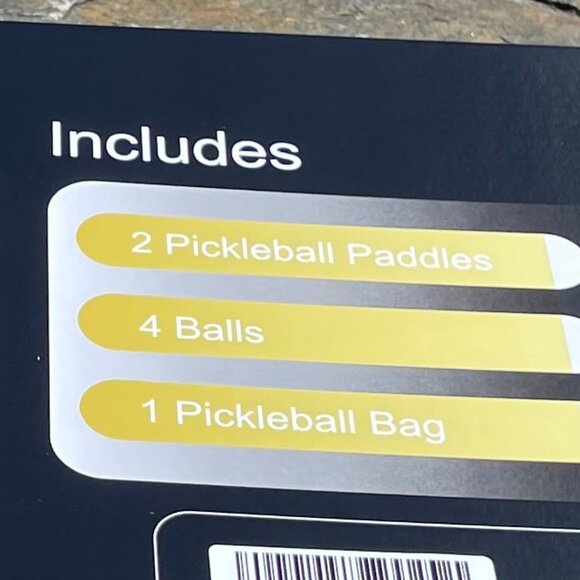 Fiberglass Pickleball Paddles Balls Carry Bag Set (NWOT) - Picture 13 of 13